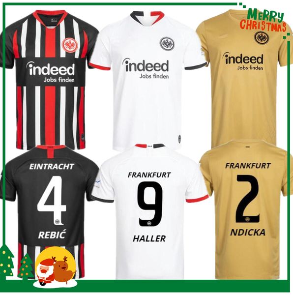 

19 20 eintracht frankfurt fuÃball ag jersey 2019 2020 home away guzman haller kostic sports football shirt, Black;yellow
