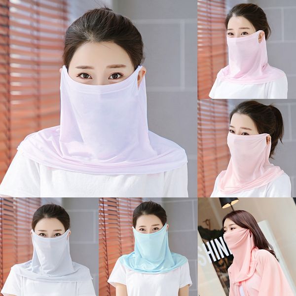 

bzmxm shanghai story uv summer protection face dust mask,anti air pollution face smoke scarf dust mask reusable face scarf mask, Black