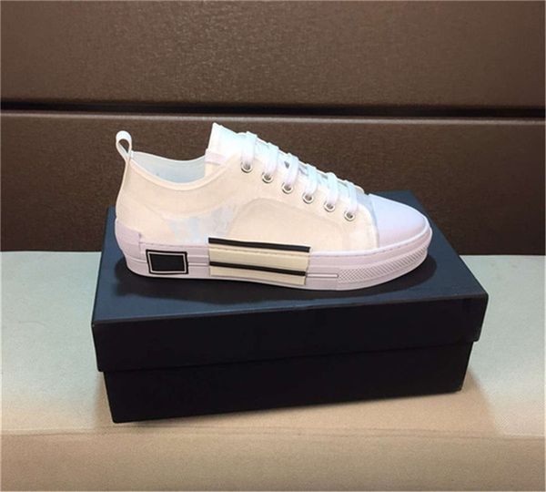 

2020 new 19ss oblique technology fabrics high help casual shoes b23 mens designer shoes womens fashion casual shoes size 35-46, Black