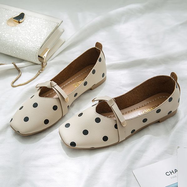 

flat shoes women 2020 new designer pu leather ladies flats shallow mouth soft plus size woman work shoe female zapatos w33-14, Black