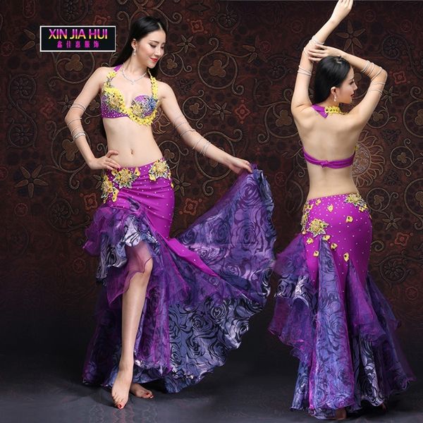 

belly dance show serve new pattern woman bras longuette bellydance carnaval egyptian danse orientale gypsy, Black;red