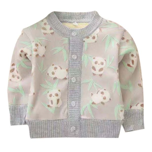 

new baby girl sweater children kids sweater autumn baby girl boy cartoon pattern cardigan casual outerwear coat clothes, Blue
