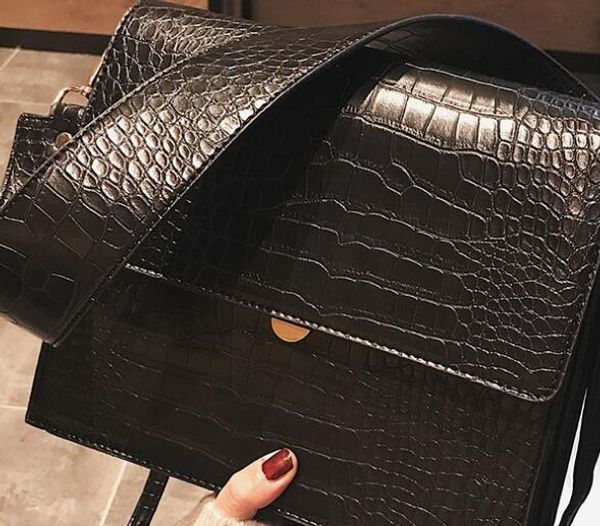 

2019 new luxury women shoulder bags women chain bags crossbody bag fashion black leather designer handbags female purse
