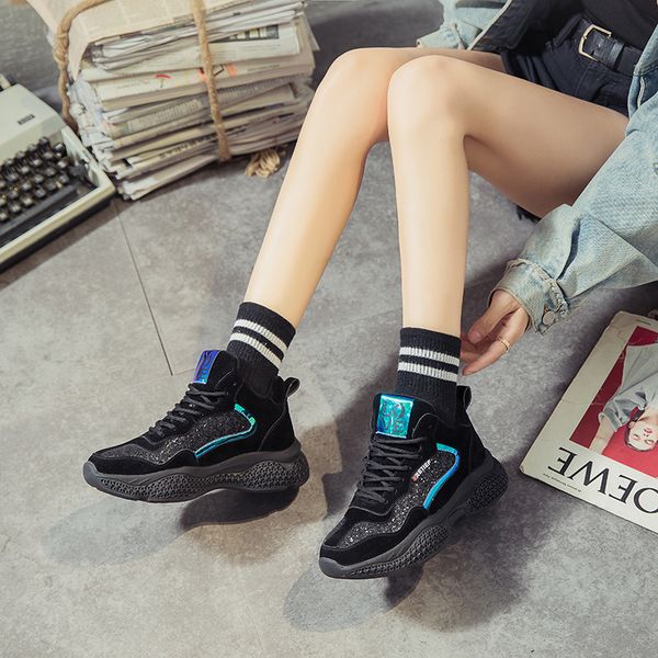 

2020 new release women ray walking shoes off sneakers white outdoor sports mesh designer jagger trainers, Black
