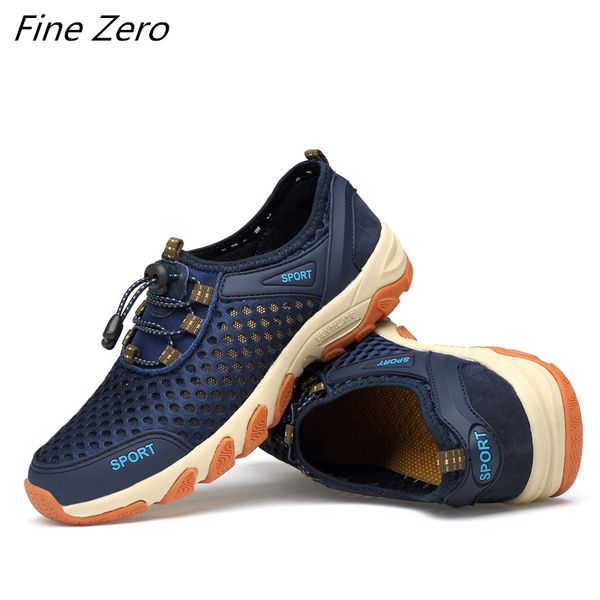 

men hiking shoes non-slip wear-resistant climbing shoes outdoor travel upstream aqua comfortable trekking hunting sneakers