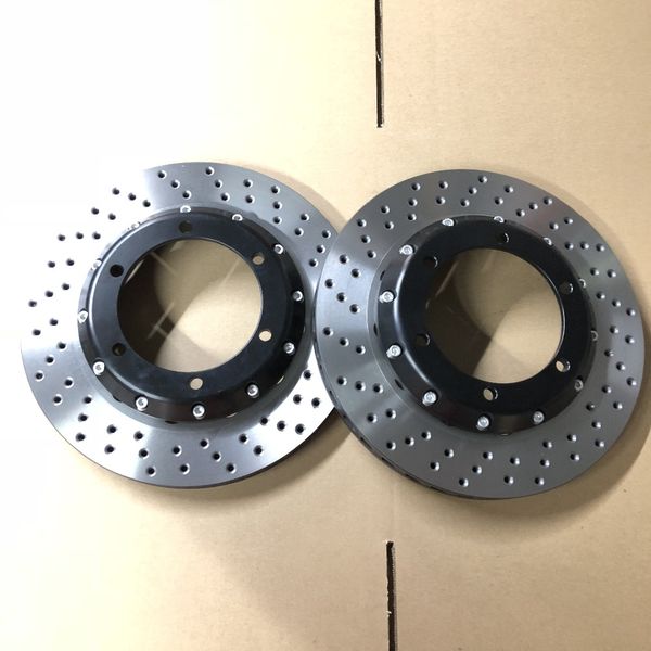 

jekit 355*32mm car brake disc with center bell for 6 pot big brake caliper for mitsubishi eclipse 3.8 v6 2008 front vehicle