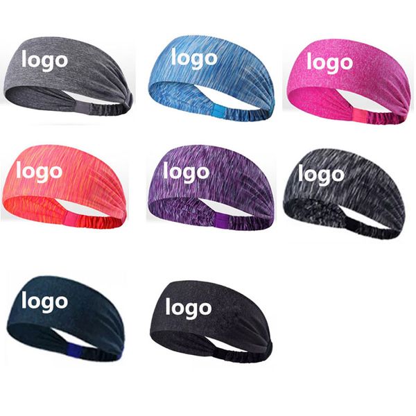 

custom logo sport headband yoga headband elastic headbands working out gym hair bands for sports fitness dhl shipping