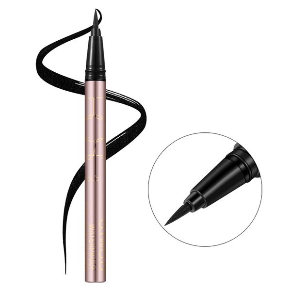 

new black liquid eyeliner waterproof and sweat lasting non-smooth makeup beauty makeup eyeliner pen cosmetics*