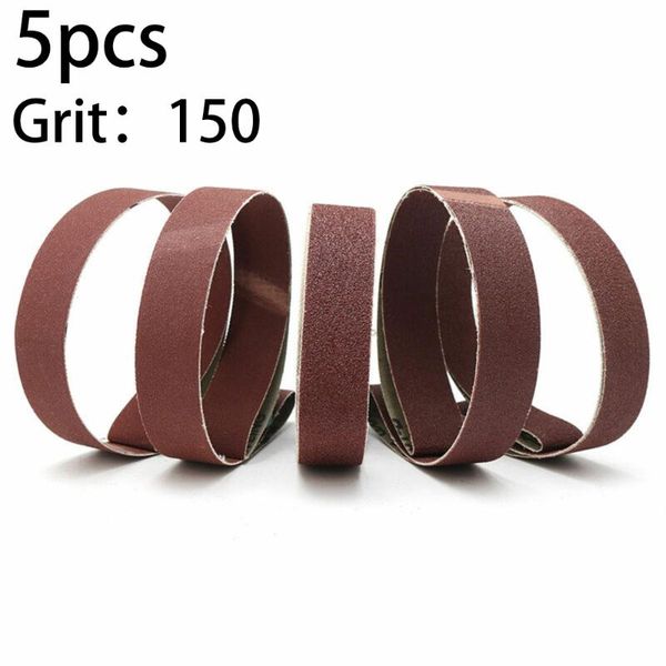 

5pcs 1x30inch sanding belts 25x762mm aluminum oxide sander abrasive 80-800 grit for consistent coverage