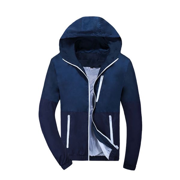 

jacket men windbreaker 2018 spring autumn fashion jacket men's hooded casual jackets male coat thin men coat outwear couple, Black;brown