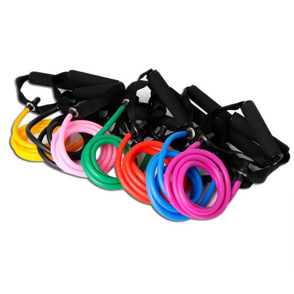 

tpr fitness resistance band rope tube latex elastic exercise for gym yoga pilates