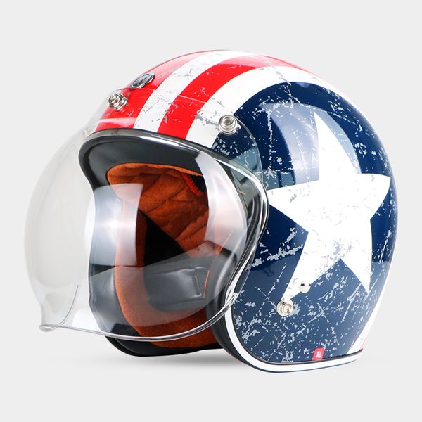 

torc t50 vintage helmet motorcycle 3/4 open face retro man woman scooter helmets casco moto capacete de moto dot