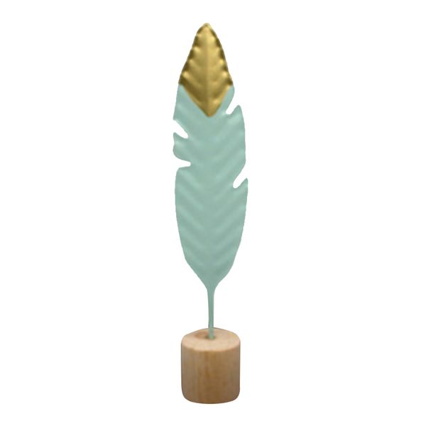 

metal feather statue sculpture figurine for home decoration deskornament