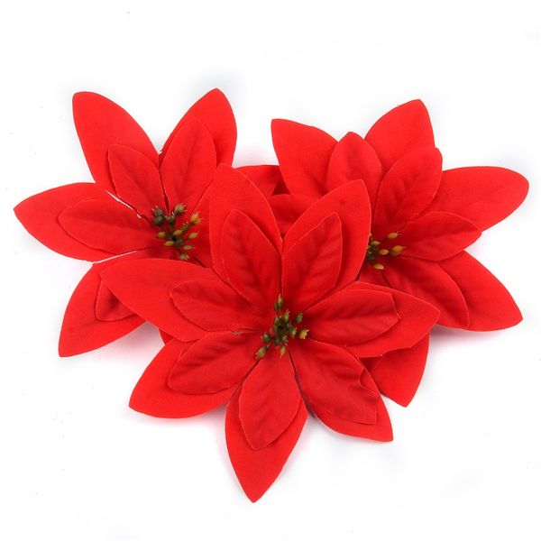 

10pcs 14cm silk large artificial rose flower heads for home wedding decoration scrapbooking diy christmas tree silk flowers