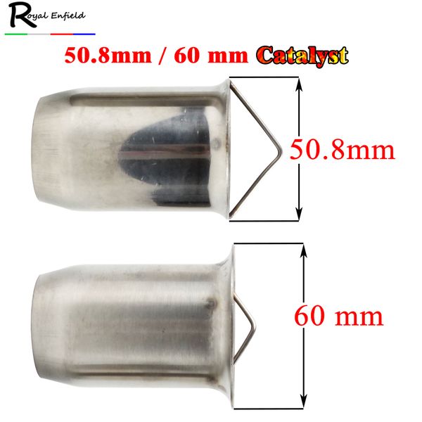 

motorcycle 51 61mm catalytic exhaust muffler db killer for yamaha r3 r6 s1000rr z750 mt-07 tmax 530