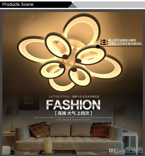 

современный диммируемый led потолочного бабочка акриловые потолочные люстры светятся 3/6/8 heads для гостиной спальни