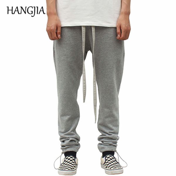 

vintage core baggy sweatpants mens urban streetwear joggers pants black gray terry cotton 2019 fashionable men's sweat pants