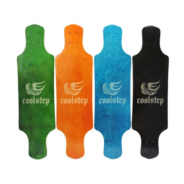 

four highway road maple fish plate board longboard skate board downhill skateboard long drift complete