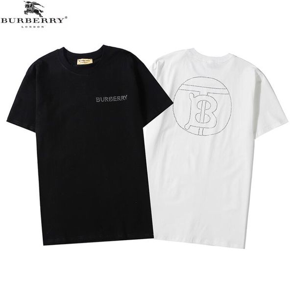 

2020 simple designers t-shirt men's brand shirt t-shirt fashion summer tide brand letter printing luxury men's shirt clothing---7, White