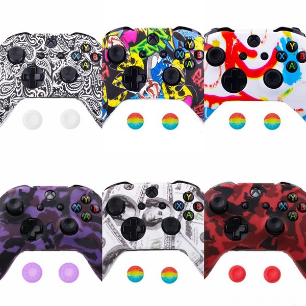 

fboel chrome front housing repair case cover x for microsoft xbox one s & xbox one faceplate controller replacement shell parts