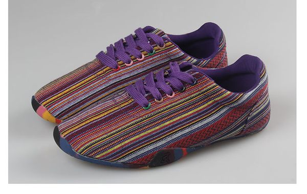 

women canvas tai chi shoes martial art performance breathable shoes taiji boxing practice flexible