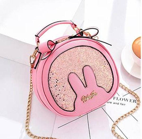 

Hot Rabbit Ear Small Round Crossbodybag Female 2020 New Messenger Bag Fashion Mini Shoulder Bag