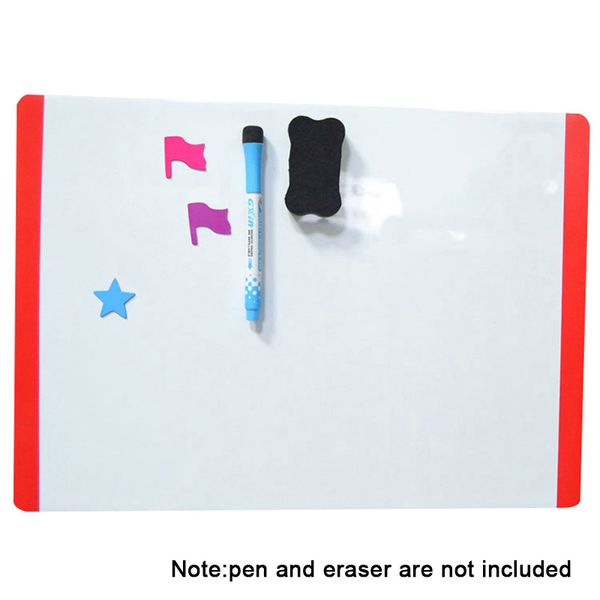 

magnetic board whiteboard a4 21x30cm pvc gift for drawing message fridge refrigerator -drop