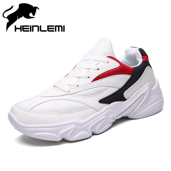 

2020 heinlemi mens trainers comfortable shose mesh patchwork men stylish big size men's shoes sapatos masculino factory sales