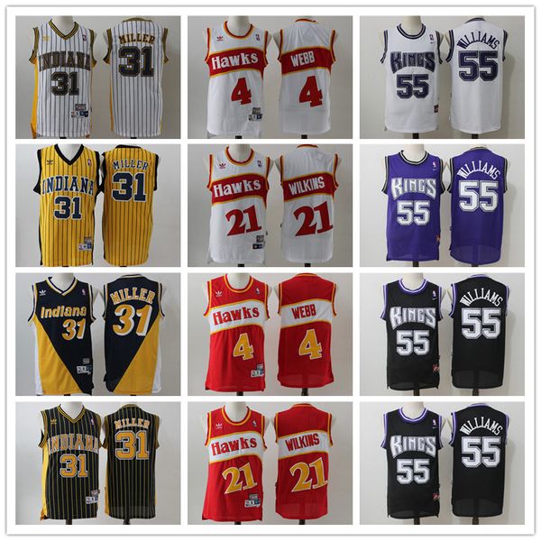 

Ncaa men reggie 31 miller jer ey ja on 55 william 21 dominique wilkin 4 pud webb red white ba ketball jer ey