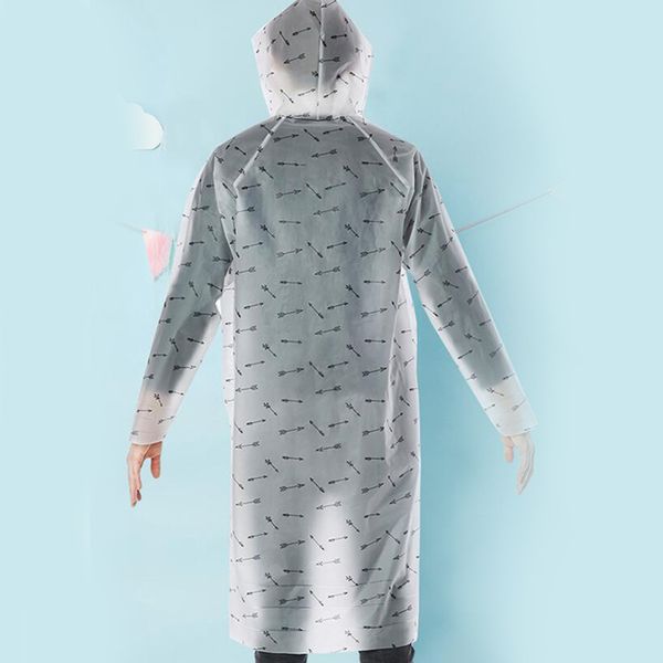 

long transparent raincoat women rain coat men outdoors travel waterproof cover universal rainwear for ladies rain gear 60a0072