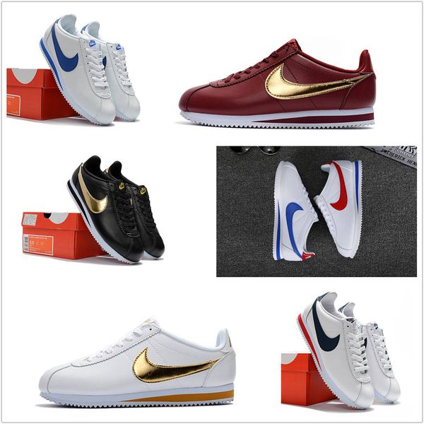 

nikÃ¨ new brands casual shoes men and women cortez shoes leisure shells shoes leather fashion outdoor sneakers 120122