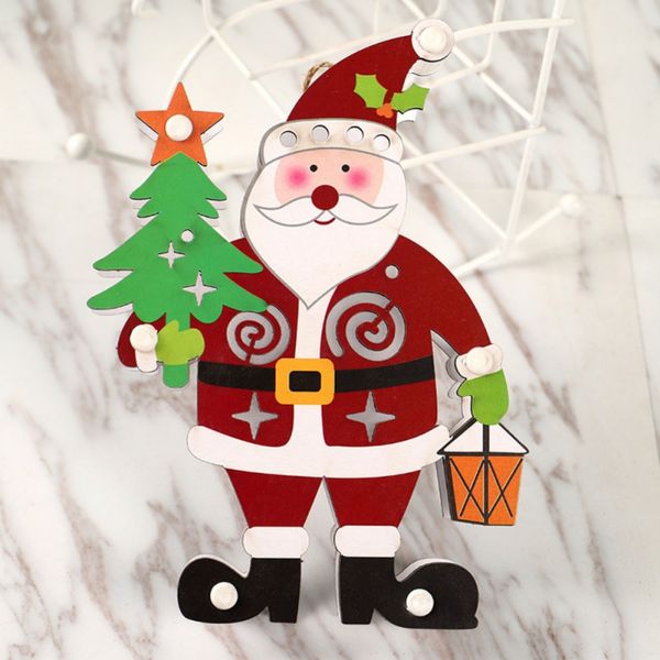 

christmas decorative night light desklamp luminous xmas tree hanging pendant ornament crafts holiday decor supplies