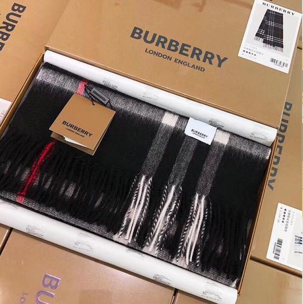 

wholesale winter thermal plaid scarf men and women 100% quality cashmere scarf letter brand shawl size 180*30 cm, Blue;gray