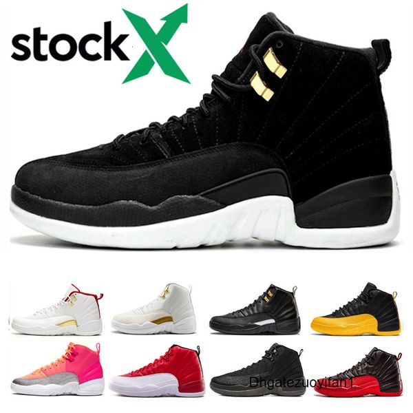 

12 12s reverse taxi mens basketball shoes fiba game royal blue gym red wings grey punch men sports designer sneakers trainers