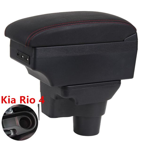 

for 2017 kia rio 4 armrest box central store content box car-styling decoration accessory part