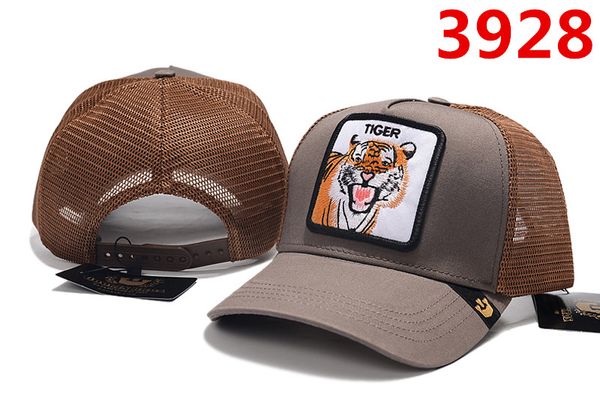 

2018 Дизайнер Мужские Бейсболки Новый Бренд Головы Тигра Головные Уборы Золото Выш