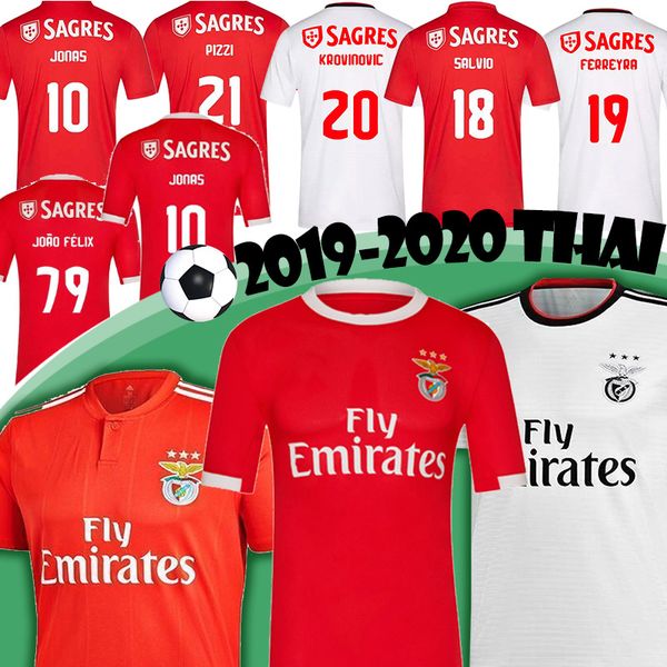 

Thai 10 Jonas Soccer Jersey 11 GABRIEL B 18/19 14 SEFEROVIC Soccer shirt Away ZIVKOVIC ELISEU thailand Football mens adult