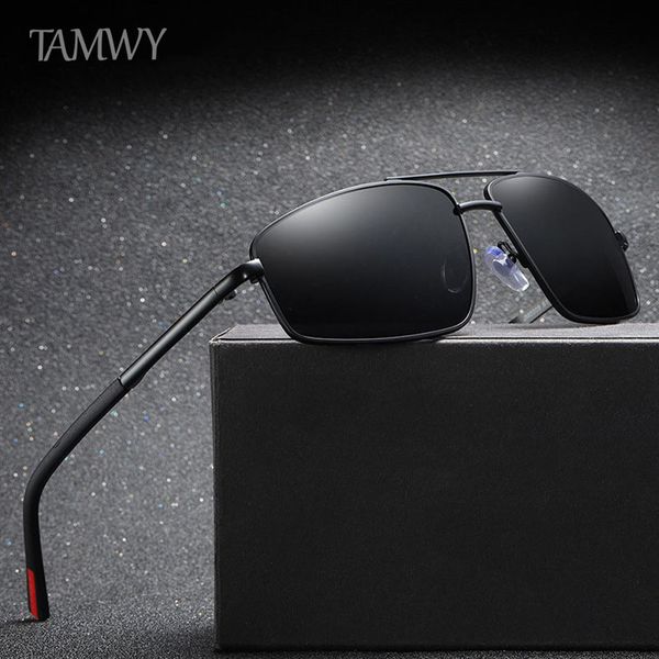 

tamwy brand design classic polarized sunglasses men women driving pilot frame sun glasses male goggle uv400 gafas de sol t009, White;black