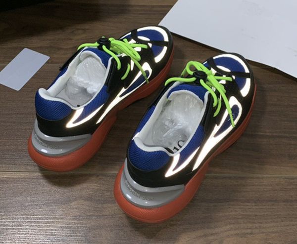 

new 19ss 3m reflective effect canvas shoes low sneakers in oblique men women luxury designer shoes fashion sneakers chaussures ck001, Black