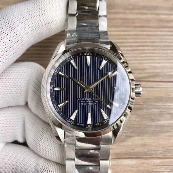 

luxury watches stainless steel bracelet aqua terra 150m master 41.5mm stainless steel duo date, Slivery;brown