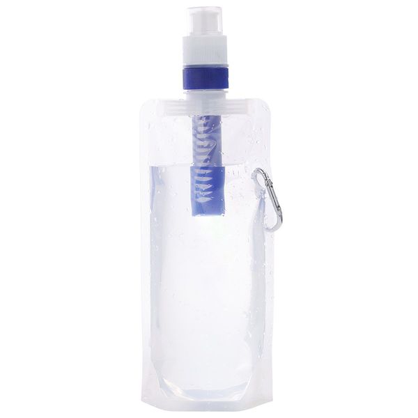 

складная гибкий фильтр для воды мешка пузыря фильтрация воды бутылка с карабином для открытого emergency выживание воды сумки