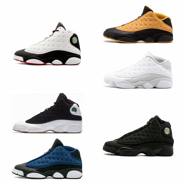 

13 13s men he got game shoes designer black cat melo class of 2003 grey toe bred low chutney sports sneakers shoes