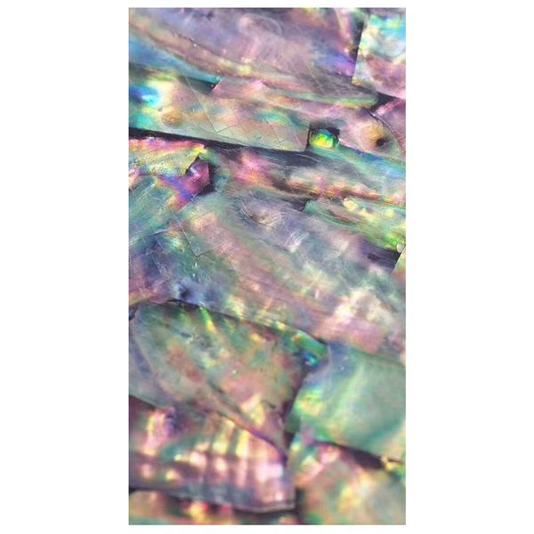 

1 sheet nail art sticker adhesive broken gradient mermaid shell abalone flakes 3d nails tips manicure uv gel polish diy decal, Black