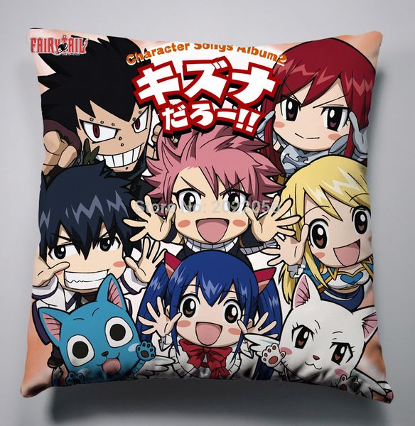 

anime manga fairy tail pillow 40x40cm pillow case cover seat bedding cushion 002