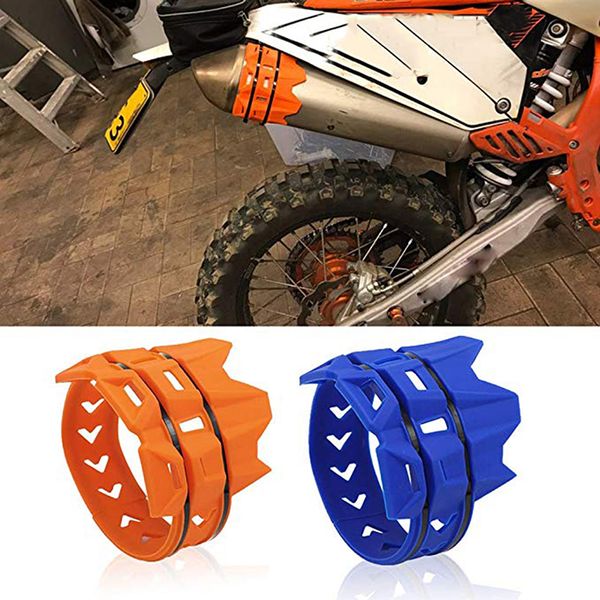

universal racing motorcycle exhaust tip protector drop protection ring muffler protection muffler pipe strips