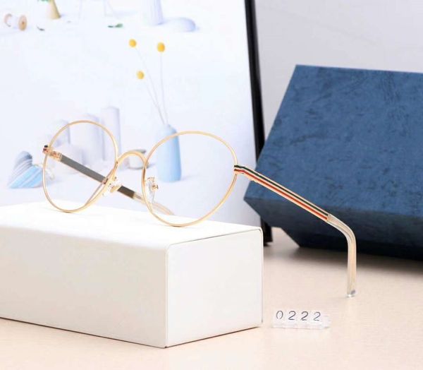 

fashionable mens women designer glasses luxury sunglasses polarized myopic frame style g0222 uv400 7 colors optional with box, White;black