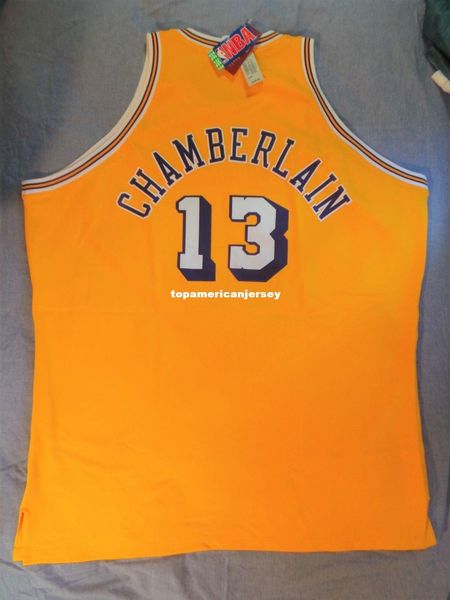 

mitchell ness m&n #13 wilt chamberlain sewn jersey nwt mens vest size xs-6xl stitched basketball jerseys ncaa, Black;blue