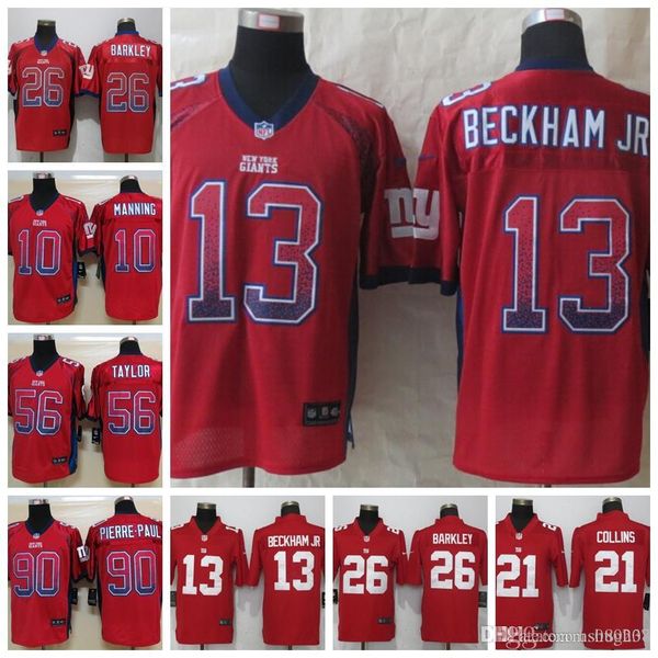 odell beckham red giants jersey