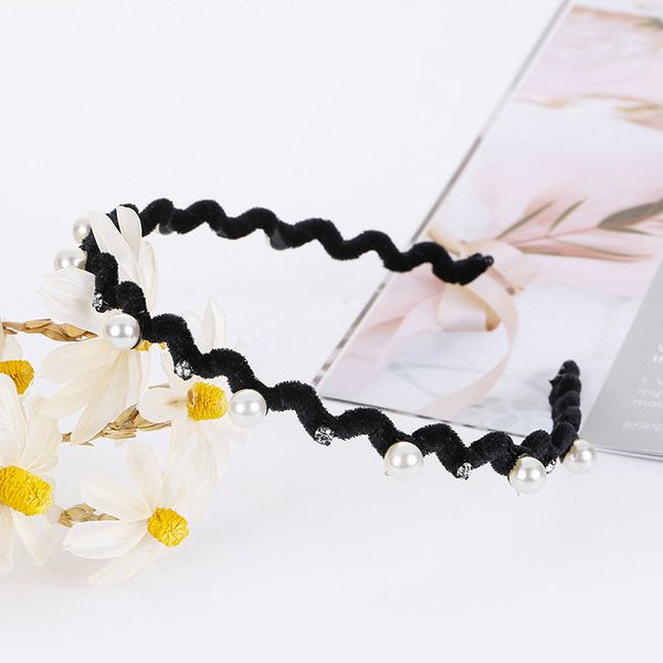 

classic wave headband hairband thin edge hair band for girls alice band cerchietto aliceband hair style girl tywoo, Black;brown