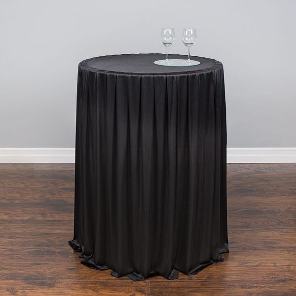 

high cocktail tablecloth chiffon stretch tablecloth for folding tables round table skirts with table covers for wedding